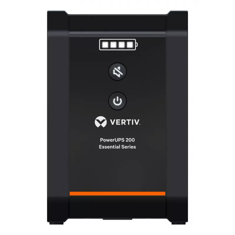 Vertiv PowerUPS 200 Essential PSA6E-600IT-SCH, 600VA/315W, Line-Interactive, 0,6 kVA, 315 W, sinusoidė, 140 V, 290 V
