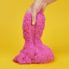 Kinetic Sand, 2lbs kristalinis rožinis žvilgantis smėlis (pakuotė gali skirtis), lipdomi sensoriniai žaislai vaikams nuo 3 metų