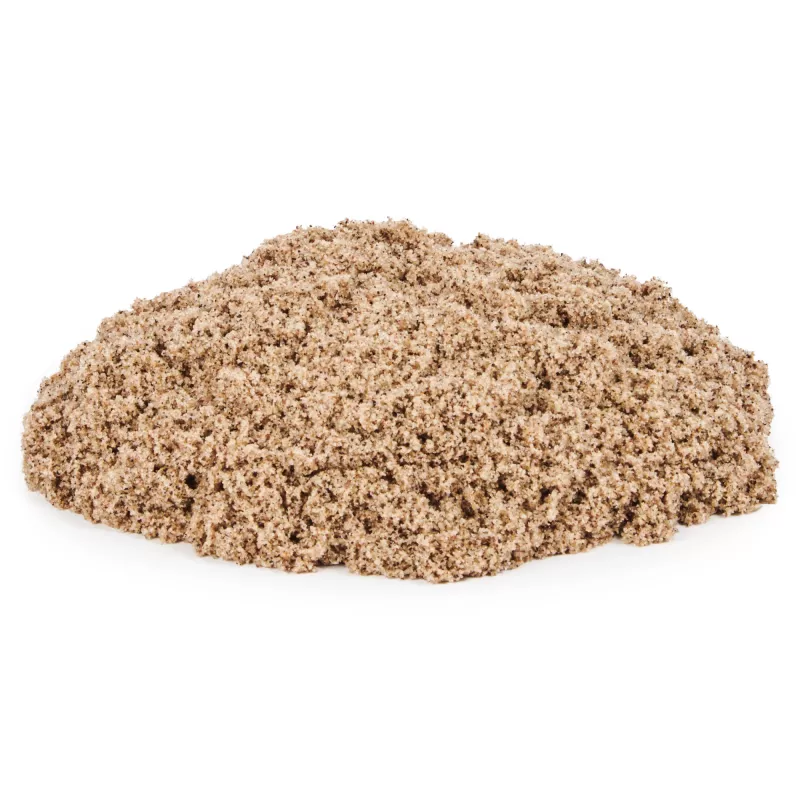 „Kinetic Sand“, 2,5 kg natūralios rudos spalvos žaidimų smėlio, skirtas menams ir amatams, smėlio dėžei, išskirtinis „Amazon“ produktas (pakuotė gali skirtis), formuojami sensoriniai žaislai, nuo 3 metų