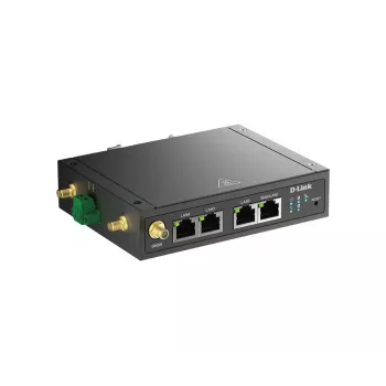 D-Link 4G LTE M2M VPN Wi-Fi maršrutizatorius, korinio tinklo maršrutizatorius, juodas, DIN bėgelio tvirtinimas, 802.11b, 802.11g, Wi-Fi 4 (802.11n), 300 Mbit/s, 4G