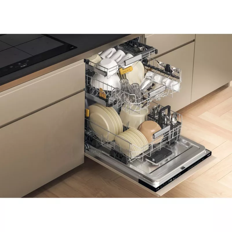 Whirlpool WH8IC15B4M6LHC0 visiškai įmontuojama, 15 komplektų