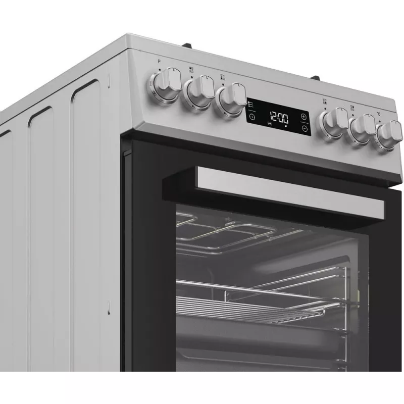 Whirlpool W5G8LMX Laisvai pastatoma viryklė Elektrinė Dujinė Nerūdijantis plienas