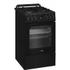 Whirlpool W5G8LMSWTB Laisvai pastatoma viryklė Elektrinė Dujinė Juoda