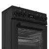 Whirlpool W5G8LMSWTB Laisvai pastatoma viryklė Elektrinė Dujinė Juoda