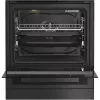Whirlpool 859991716090 viryklė Laisvai pastatoma viryklė Elektrinė Dujinė Juoda