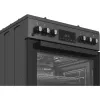 Whirlpool 859991716090 viryklė Laisvai pastatoma viryklė Elektrinė Dujinė Juoda