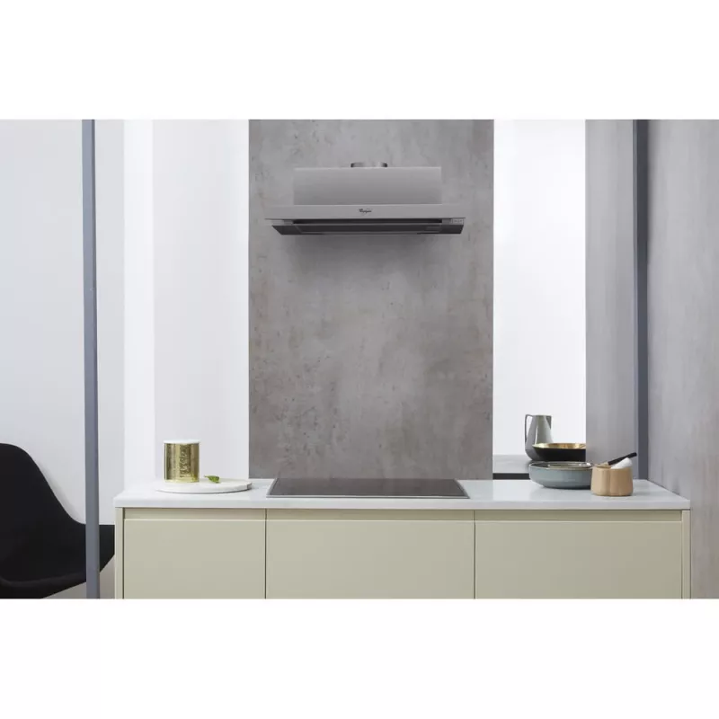 Whirlpool AKR 749/1 IX pusiau įmontuojamas (ištraukiamas) pilkas 304 m³/h