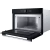 Whirlpool WMD54MX juoda, nerūdijančio plieno, grilis, mikrobangų krosnelė, įmontuojama, 31 l, 1000 W
