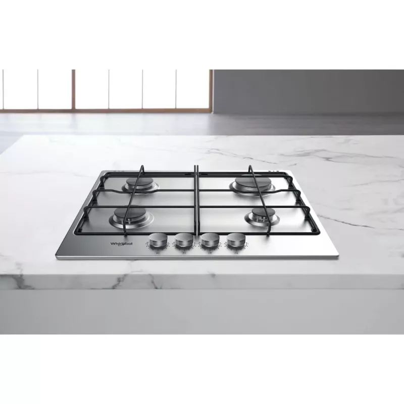 Whirlpool TGML 650 IX Nerūdijantis plienas Įmontuojamas 58 cm Dujinis 4 kaitviečių