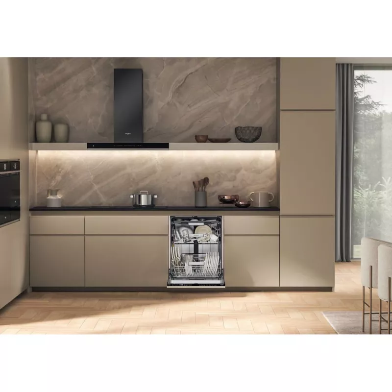 Whirlpool W7I HP42 L Visiškai įmontuojama 15 vietų komplektų