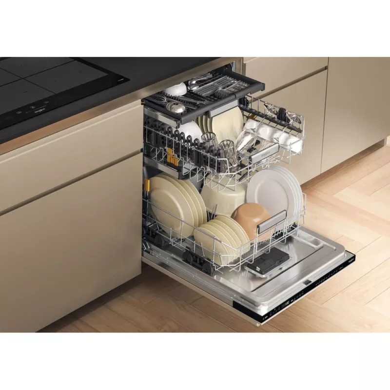Whirlpool W7I HP42 L Visiškai įmontuojama 15 vietų komplektų