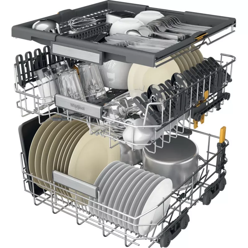 Whirlpool W7I HP42 L Visiškai įmontuojama 15 vietų komplektų