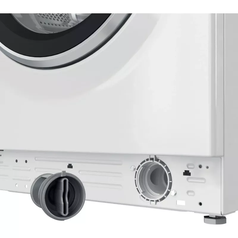Whirlpool WRBSB 6249 S EU skalbimo mašina, įkraunama iš priekio, 6 kg, 1151 aps./min., juoda, balta