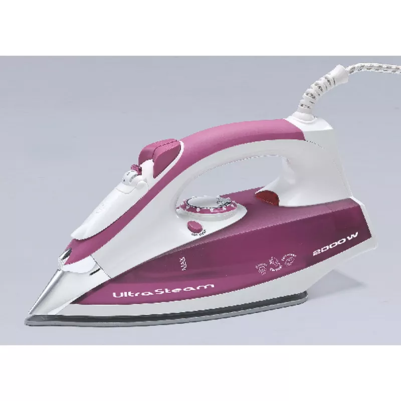 Ariete 6215 garinis lygintuvas 2200 W - nerūdijančio plieno plokštė - 280 ml talpa - rožinis