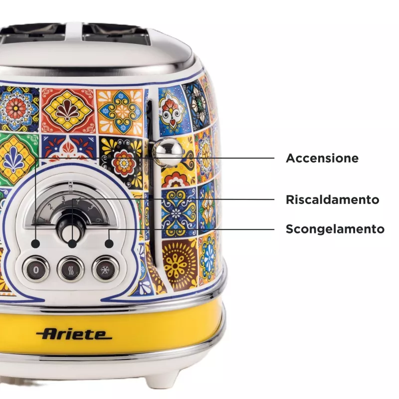 Ariete 0155/0P 6 2 riekės 810 W Mėlyna, Geltona