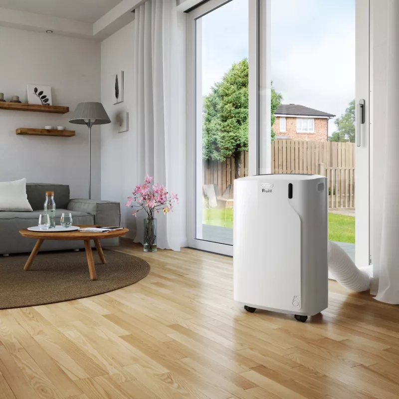 De’Longhi PAC EM82 nešiojamasis oro kondicionierius 63 dB 1000 W Baltas