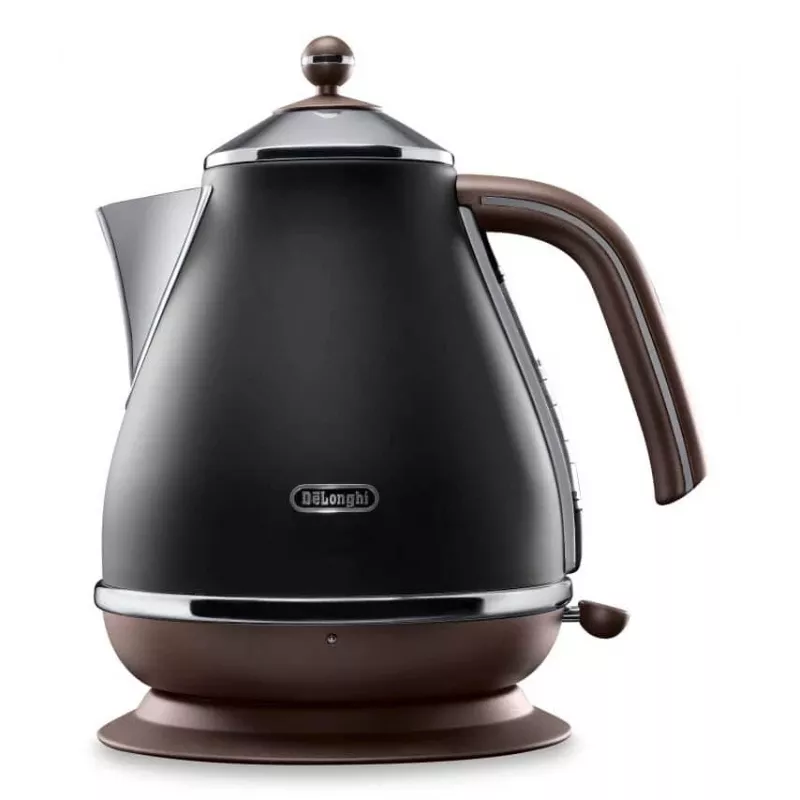 De’Longhi KBOV 2001.BK elektrinis virdulys 1,7 l 2000 W juodas, rudas