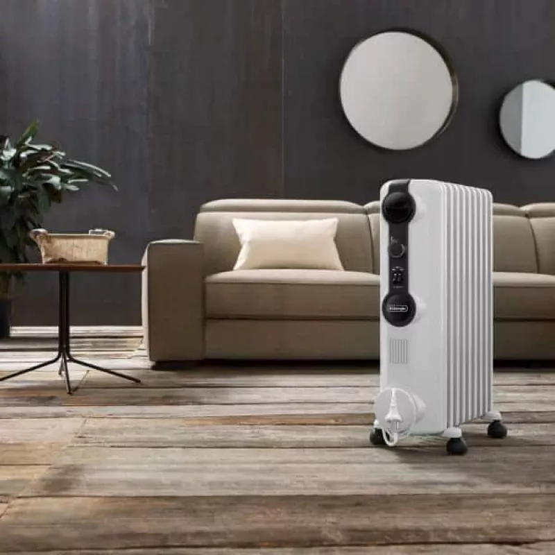 De’Longhi Radia S TRRS0920 patalpų baltos spalvos 2000 W alyvos elektrinis šildytuvas