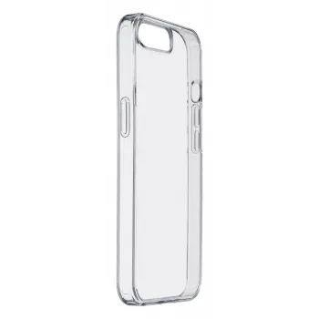 Cellularline Clear Protect - iPhone 16e/17e Kietas dėklas su guminiais kraštais