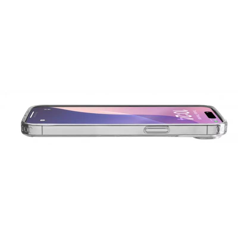 Cellularline Clear Protect - iPhone 16e/17e Kietas dėklas su guminiais kraštais