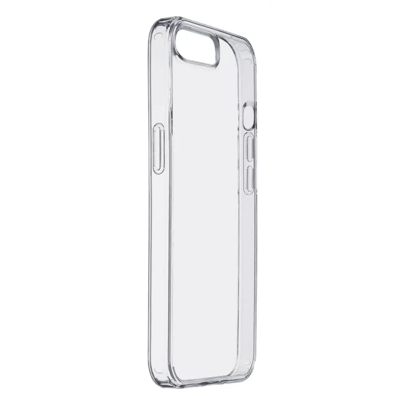 Cellularline Clear Protect - iPhone 16e/17e Kietas dėklas su guminiais kraštais