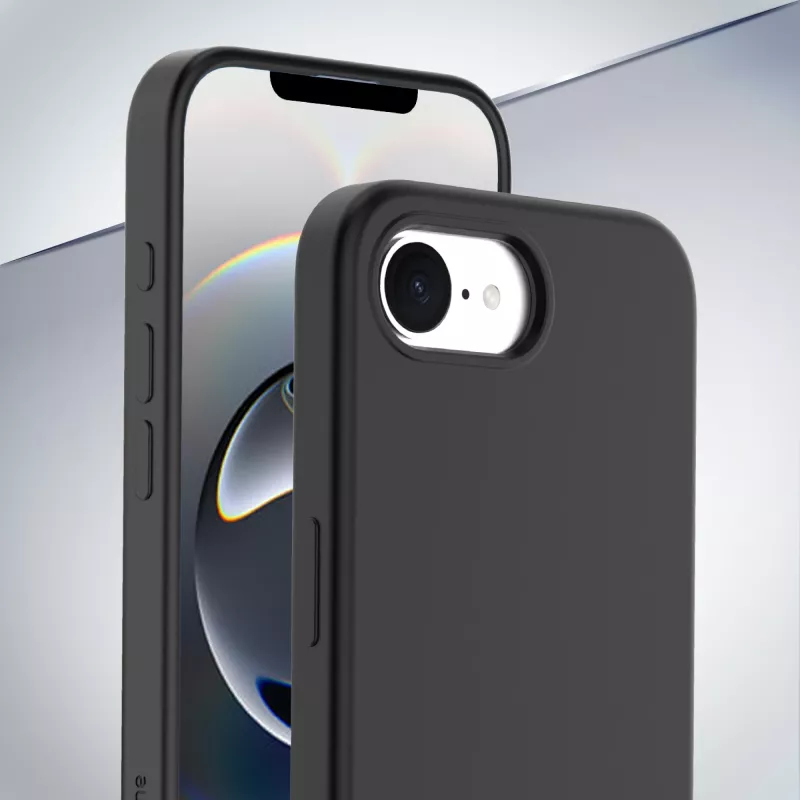 Cellularline Sensation - iPhone 16e/17e minkštos liesti silikoninis dėklas su integruota Microban® antibakterine technologija