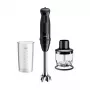 Braun MultiQuick 3 MQ30201M 0,6 L panardinamasis trintuvas 900 W Juoda, Satinuotas plienas