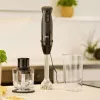 Braun MultiQuick 3 MQ30201M 0,6 L panardinamasis trintuvas 900 W Juoda, Satinuotas plienas