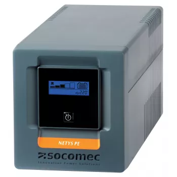 Socomec NETYS PE NPE-1000-LCD nepertraukiamo maitinimo šaltinis (UPS) Line-Interactive 1 kVA 600 W 4 AC outlet(s)