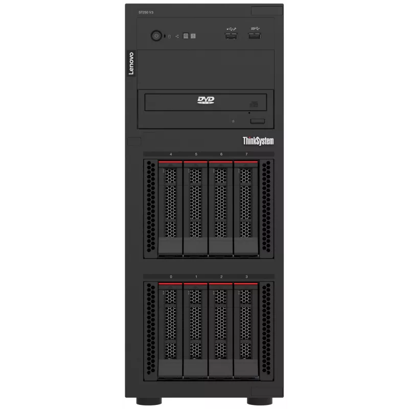 “Lenovo ThinkSystem ST250 V3” serveris 1,92 TB bokštas Intel® Xeon® 6353P 2,7 GHz 32 GB DDR5-SDRAM 800 W