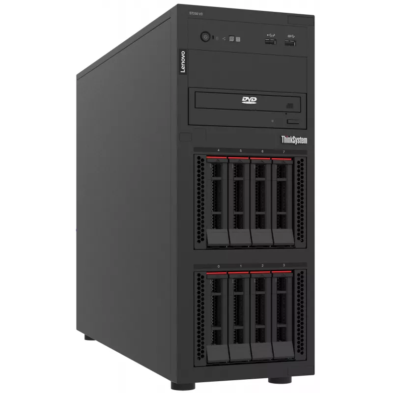 “Lenovo ThinkSystem ST250 V3” serveris 1,92 TB bokštas Intel® Xeon® 6353P 2,7 GHz 32 GB DDR5-SDRAM 800 W