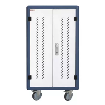 Techly I-CABINET-30DUTY nešiojamų įrenginių valdymo vežimėlis/spintelė balta, mėlyna