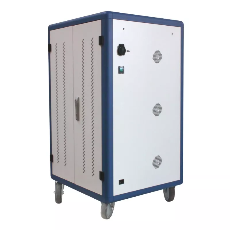 Techly I-CABINET-30DUTY nešiojamų įrenginių valdymo vežimėlis/spintelė balta, mėlyna