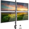 Techly ICA-LCD 382-Q monitoriaus laikiklis / stovas 68,6 cm (27 col.) Stalinis Juodas