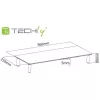Techly Universalus ant stalo dedamas monitoriaus stovas, laisvai statomas, 20 kg, 33 cm (13 colių), 81,3 cm (32 colių), skaidrus