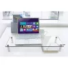 Techly Universalus ant stalo dedamas monitoriaus stovas, laisvai statomas, 20 kg, 33 cm (13 colių), 81,3 cm (32 colių), skaidrus