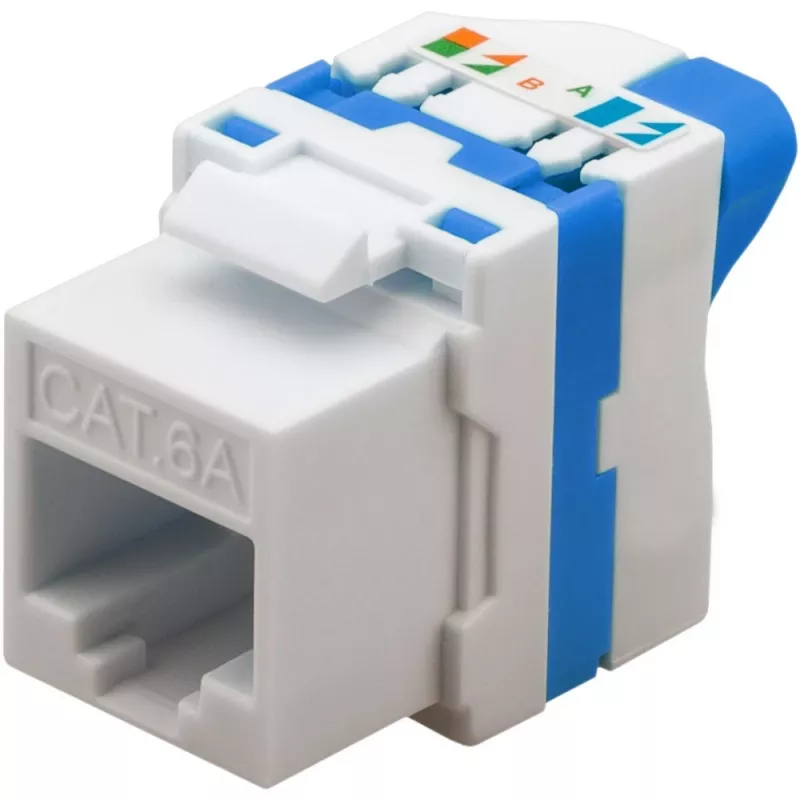 Techly CAT 6a KeyStone RJ45 Jack UTP neekranuotas be įrankių IWP-MD C6A/UROTT