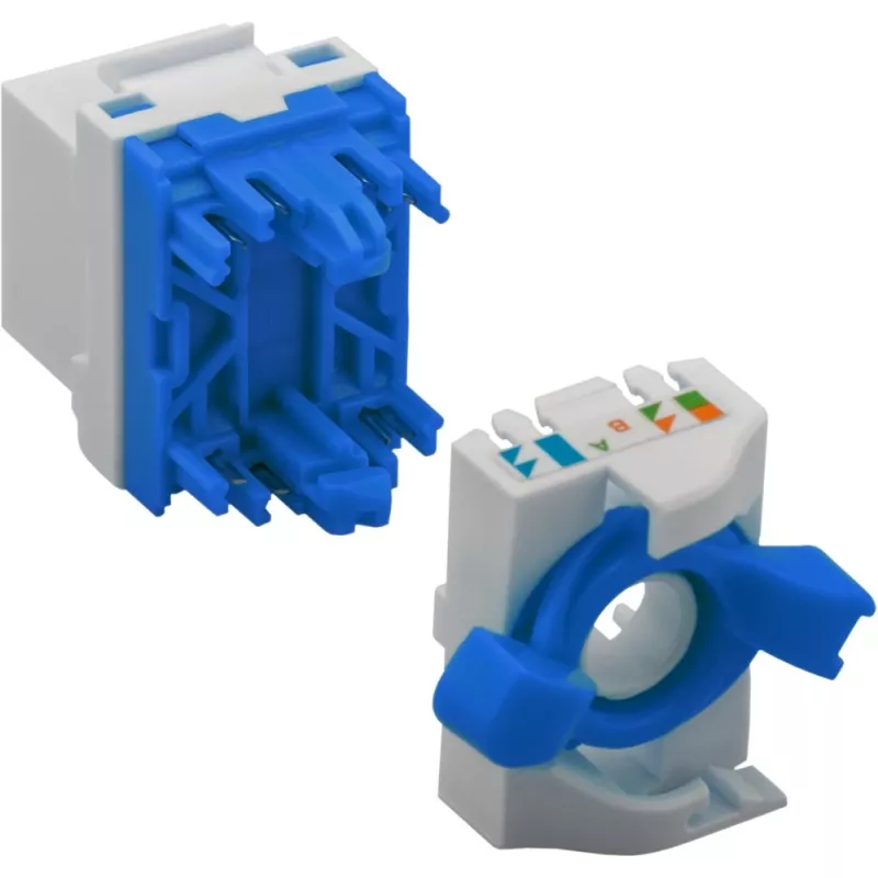 Techly CAT 6a KeyStone RJ45 Jack UTP neekranuotas be įrankių IWP-MD C6A/UROTT