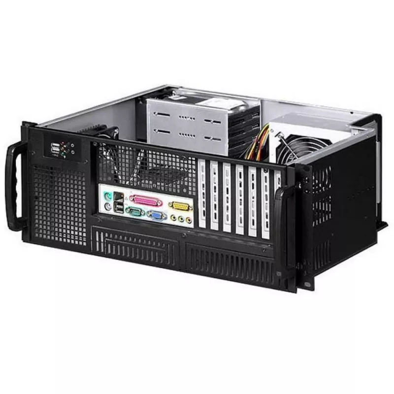 Techly Chassis Industrial Rack 19/Desktop 4U Ultra Compact Juoda” I-CASE MP-P4HX-BLK6