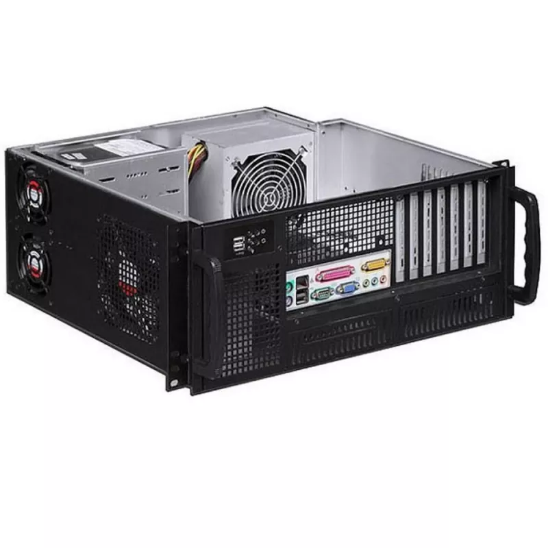 Techly Chassis Industrial Rack 19/Desktop 4U Ultra Compact Juoda” I-CASE MP-P4HX-BLK6