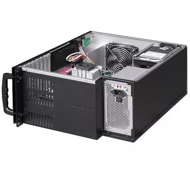 Techly Chassis Industrial Rack 19/Desktop 4U Ultra Compact Juoda” I-CASE MP-P4HX-BLK6