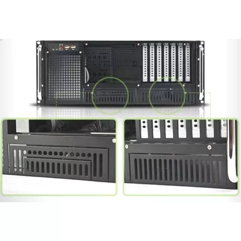 Techly Chassis Industrial Rack 19/Desktop 4U Ultra Compact Juoda” I-CASE MP-P4HX-BLK6