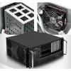 Techly Chassis Industrial Rack 19/Desktop 4U Ultra Compact Juoda” I-CASE MP-P4HX-BLK6