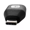 Techly USB-C kištukas į USB-A lizdą adapteris juodas, USB A, USB C, juoda