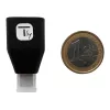 Techly USB-C kištukas į USB-A lizdą adapteris juodas, USB A, USB C, juoda