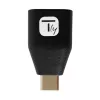 Techly USB-C kištukas į USB-A lizdą adapteris juodas, USB A, USB C, juoda