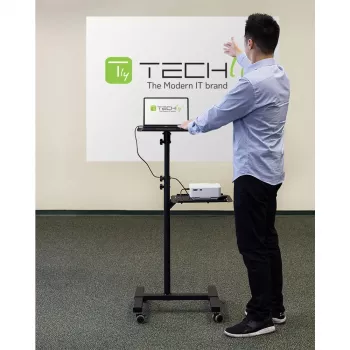 Techly ICA-TB TPM-10 nešiojamojo kompiuterio stovas, juodas
