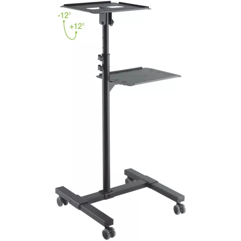 Techly ICA-TB TPM-10 nešiojamojo kompiuterio stovas, juodas