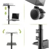 Techly ICA-TB TPM-10 nešiojamojo kompiuterio stovas, juodas