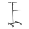 Techly ICA-TB TPM-10 nešiojamojo kompiuterio stovas, juodas